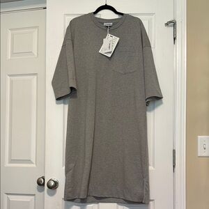Ganni Gray Women’s Dress - NWT - Size L/XL